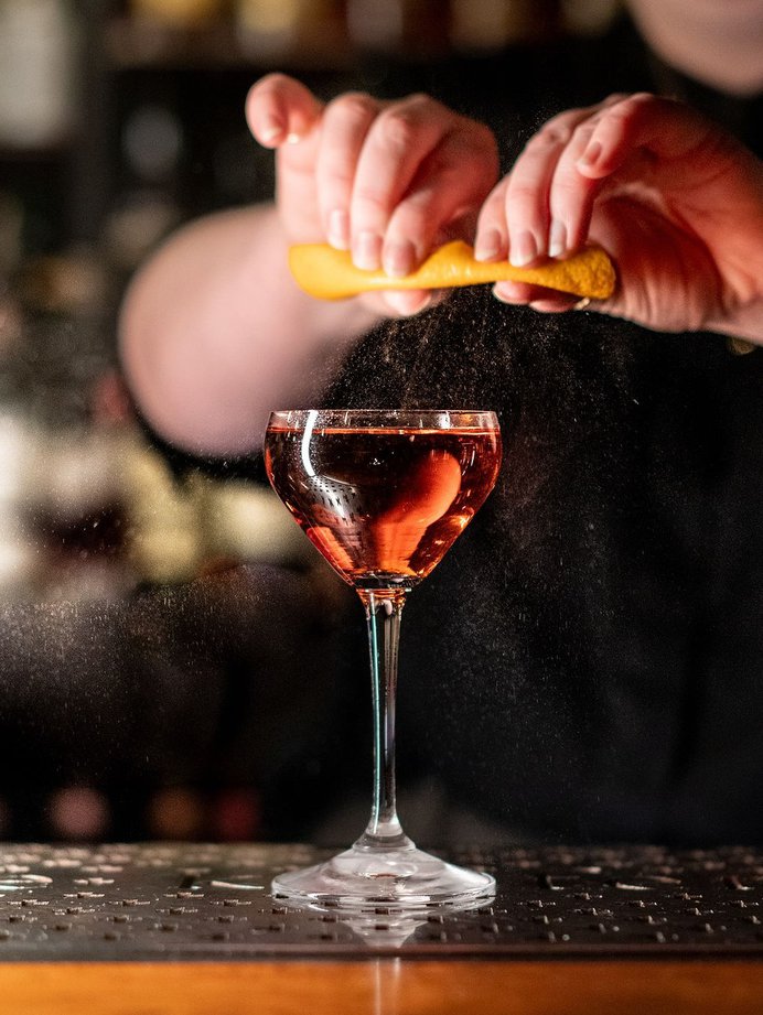 Keefer Bar Old Fashioned cocktail in Vancouver