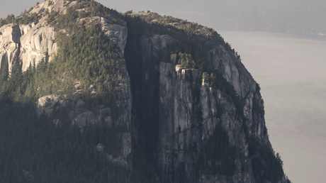 View of Squamish Chief hike 45 minutes driving from Level Vancouver